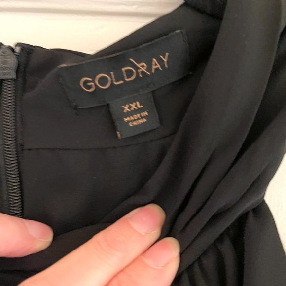 5/$25 BUNDLE DEAL Goldray Flowy High Neck Tank Top XXL - Picture 4 of 4